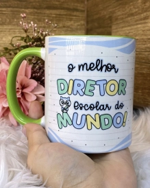 Caneca Dia dos Professores - Alça Verde