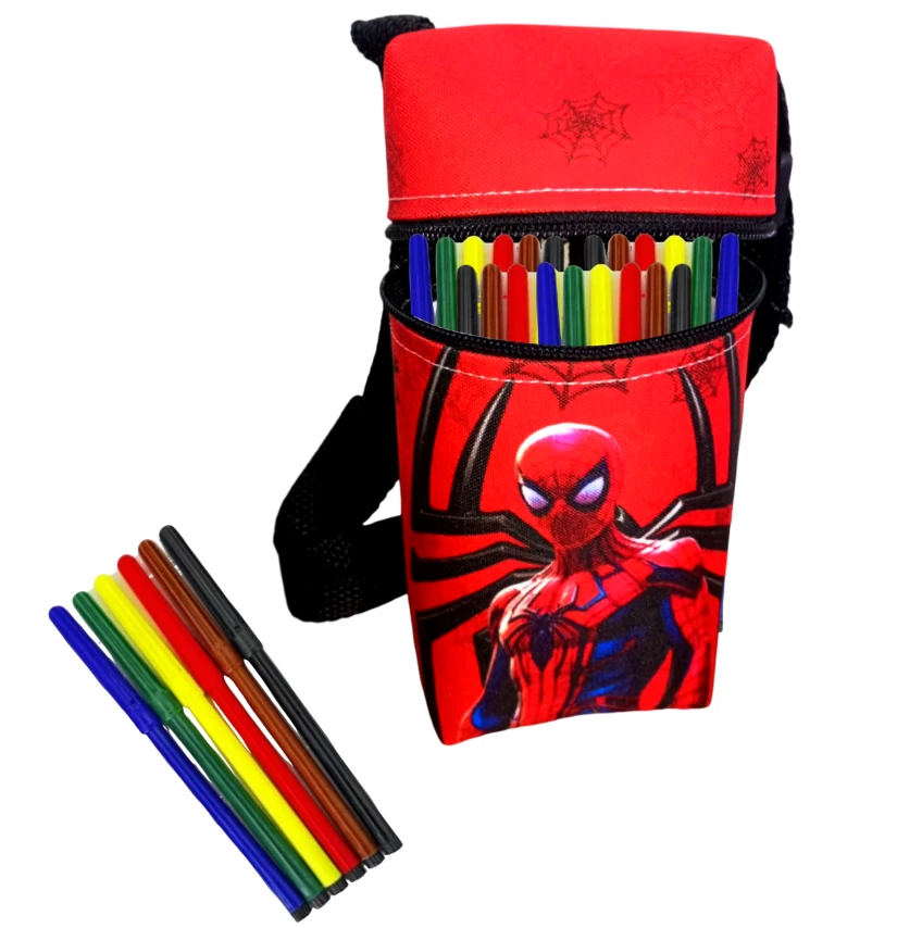 Estojo Organizador Versatil com Alça - Homem Aranha